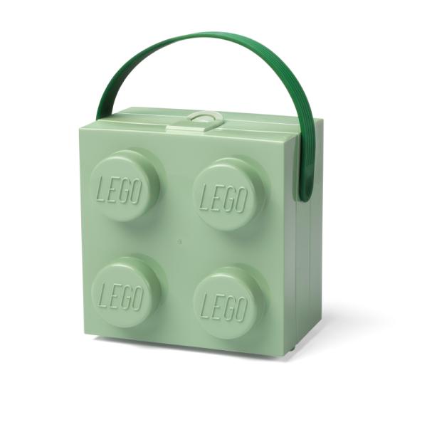 40240005 | Lunch Box with Handle Sand Green