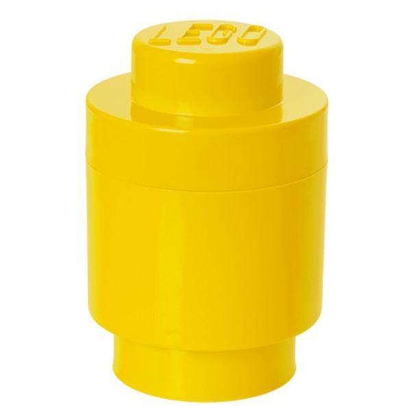 40301732 | Storage Brick Round 1x1 Yellow