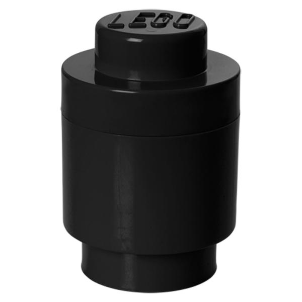 40301733 | Storage Brick Round 1x1 Black