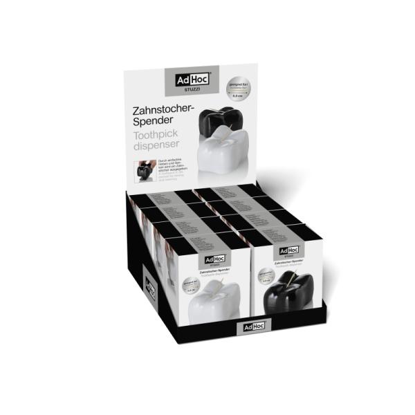 AdHoc | TP20 | Stuzzi Toothpick Dispenser Display Filled with 8 Pieces