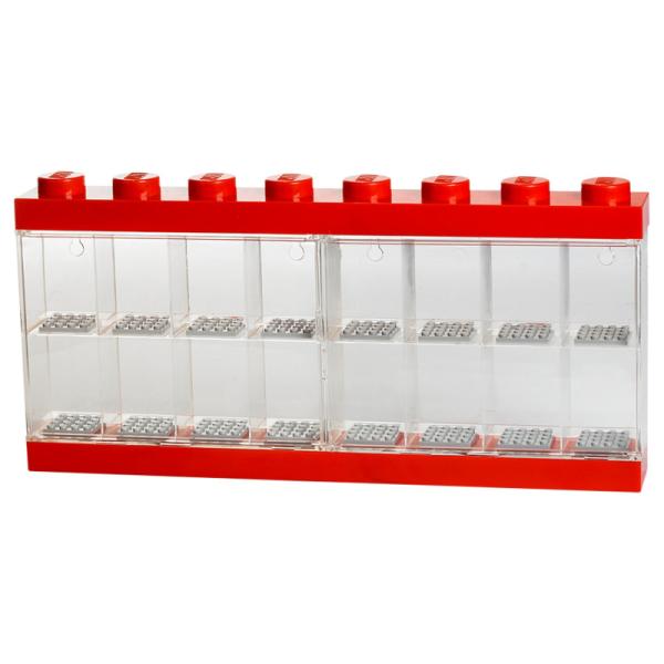 40660001 | Minifigure Display Case 16 Red