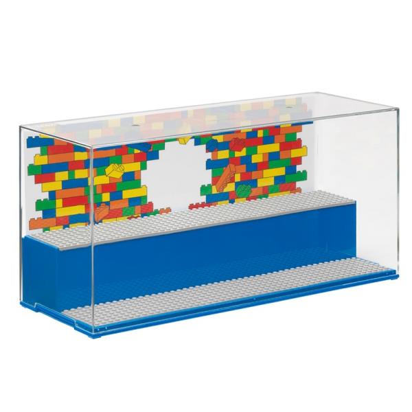 40700002 | Minifigure Display Case - Play and Display Blue