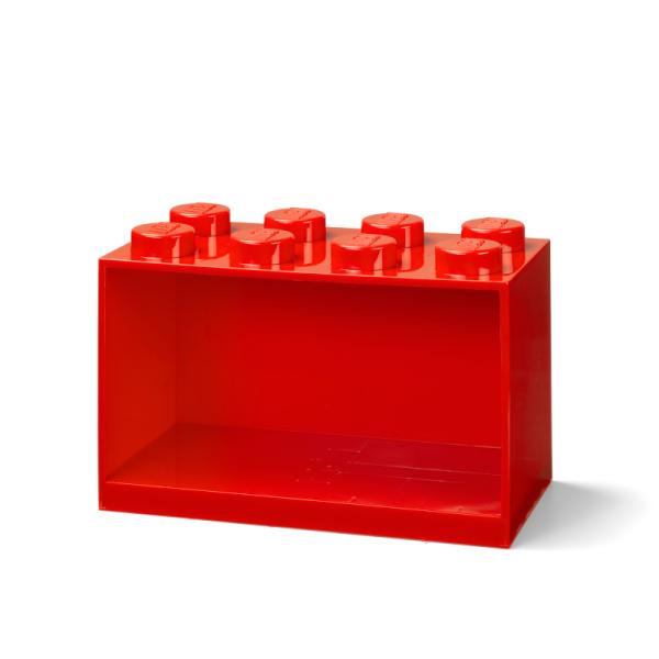 41151730 | Iconic Brick Shelf 2x4 Red