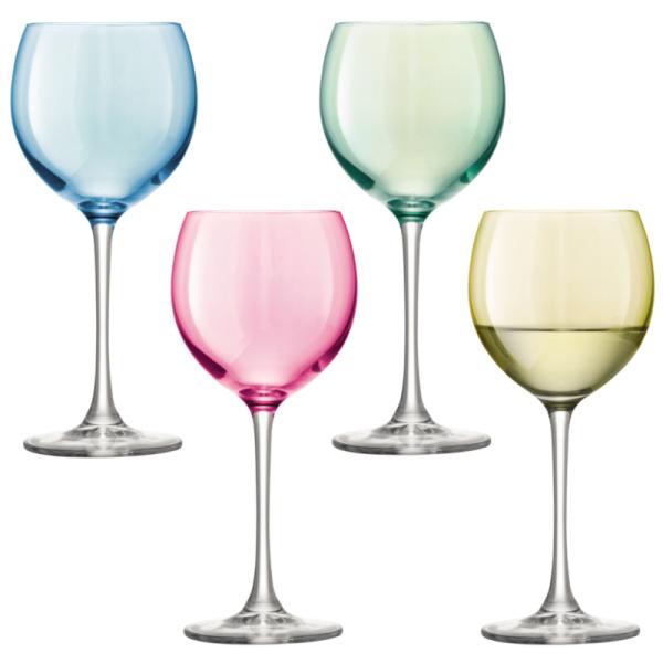 L.S.A. | G932-14-294 | Polka Wine Glass 400 ml Set 4 Pieces