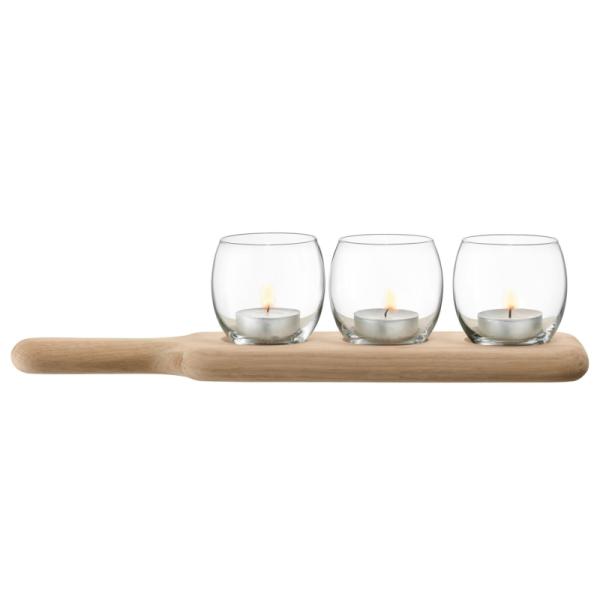 L.S.A. | G1116-06-301 | Paddle Tealight Holder Set of 3 Pieces
