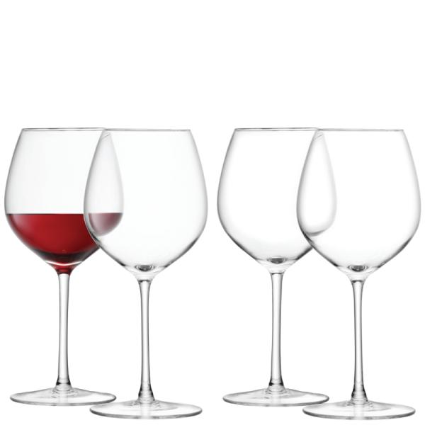 L.S.A. | G1152-14-301 | Wine Wine Glass Red 400 ml Set of 4 Pieces