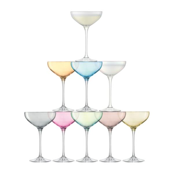 L.S.A. | G1148-08-666 | Tower Champagne Flute Set of 10 Pieces