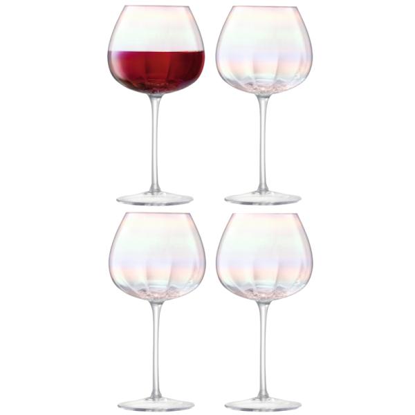 L.S.A. | G1332-16-401 | Pearl Red Wine Glass 460 ml Set of 4 Pieces