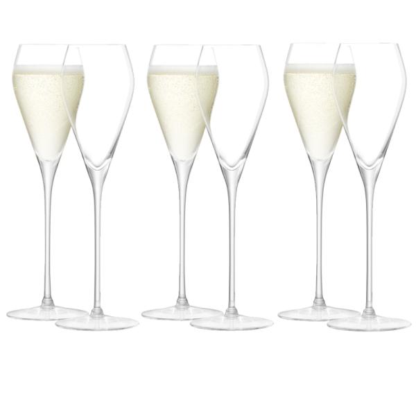 L.S.A. | G1309-10-301A | Wine or Prosecco Glass 250ml Set of 6 Pieces