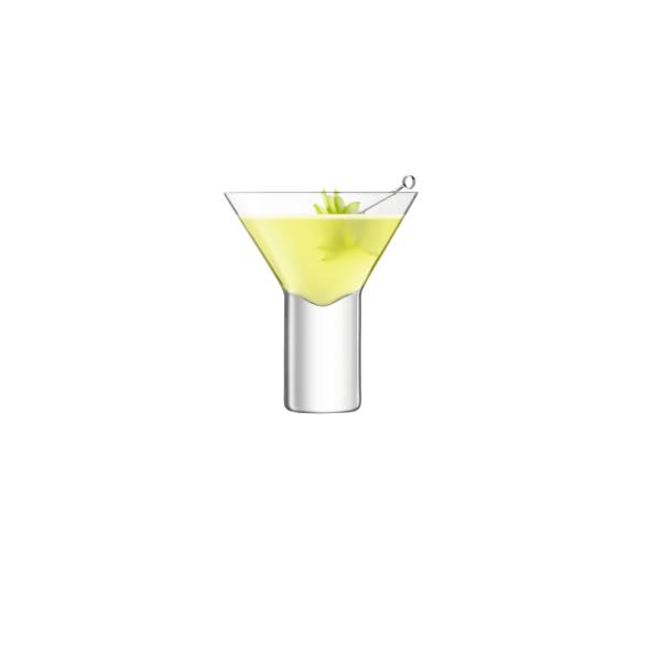 L.S.A. | G1636-09-301 | Vodka Cocktail Glass 240 ml Set of 2 Pieces