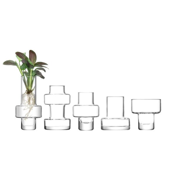 L.S.A. | G867-20-776 | Metropole Mini Vase Set of 5 Pieces