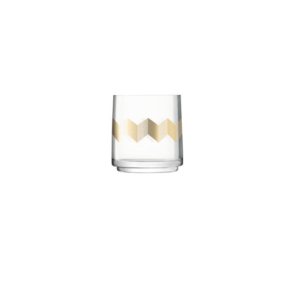L.S.A. | G1597-14-145 | Chevron Lantern or Vase H 14 cm