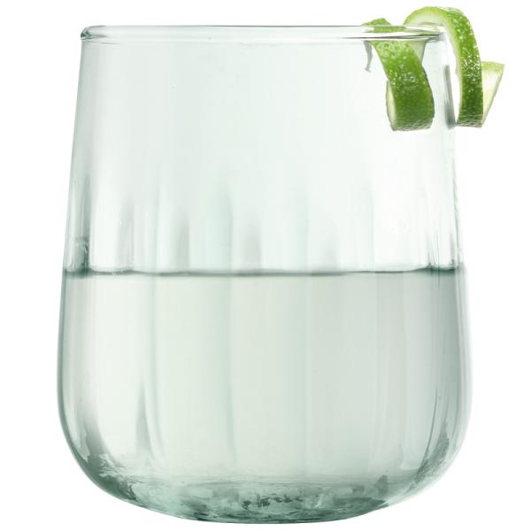 L.S.A. | G1656-15-988 | Mia Tumbler 410 ml Recycled/Part Optic x 4