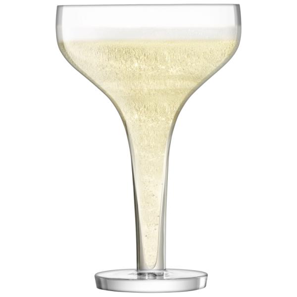 L.S.A. | G1660-05-301 | Epoque Champagne Saucer 150 ml Clear x 2