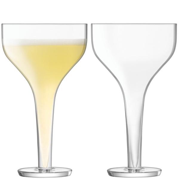 L.S.A. | G1660-07-301 | Epoque Cocktail Saucer 175 ml Clear x 2