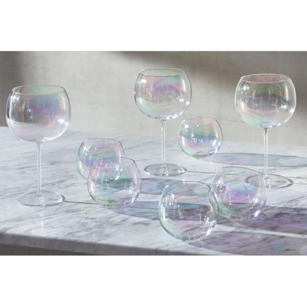L.S.A. | G1620-24-916 | Bubble Balloon Glass 680 ml Pearl x 4