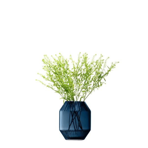 L.S.A. | G1655-20-610 | Rotunda Vase H20 cm Sapphire
