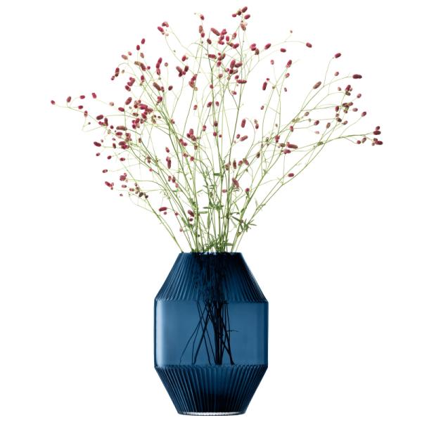 L.S.A. | G1655-37-610 | Rotunda Vase H37 cm Sapphire