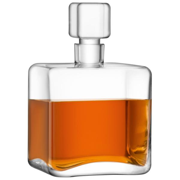 L.S.A. | G1691-36-301 | Cask Whisky Square Decanter 1 liter Clear