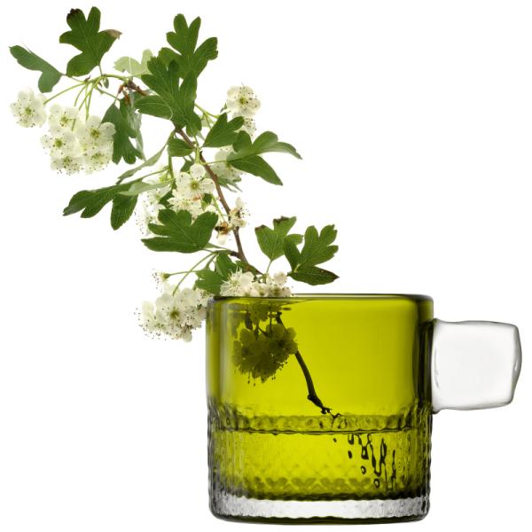L.S.A. | G1708-09-135 | Handle Tealight Holder H9 cm Olive
