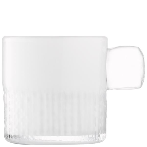 L.S.A. | G1708-09-136 | Handle Tealight Holder H9 cm Milk White