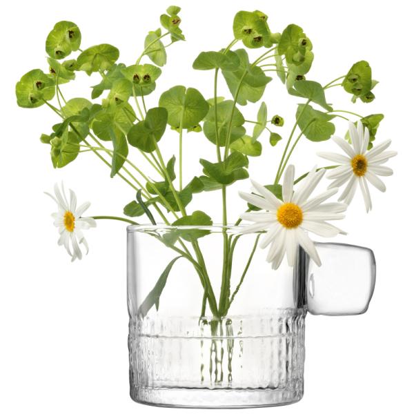 L.S.A. | G1708-09-148 | Handle Tealight Holder H9 cm Clear