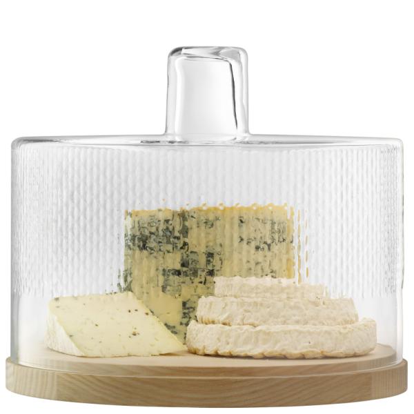 L.S.A. | G1711-29-148 | Wicker Dome & Ash Base Ø 29 cm/H24,5 cm Clear *
