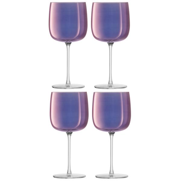 L.S.A. | G1620-16-887 | Aurora Wine Glass 450 ml Polar Violet x 4