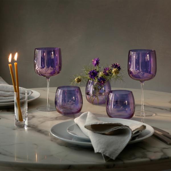 L.S.A. | G1620-16-887 | Aurora Wine Glass 450 ml Polar Violet x 4