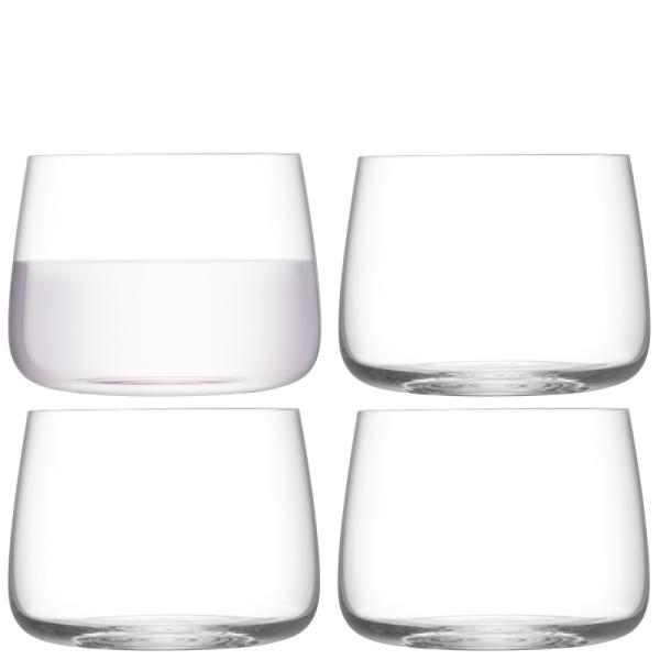 L.S.A. | G1719-13-301 | Metropolitan Stemless Glass 360 ml Clear x 4