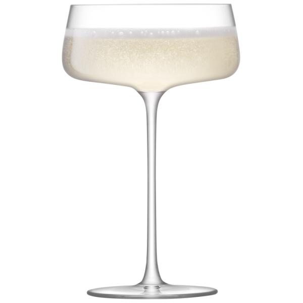 L.S.A. | G1720-11-301 | Metropolitan Champagne Saucer 300 ml Clear x 4