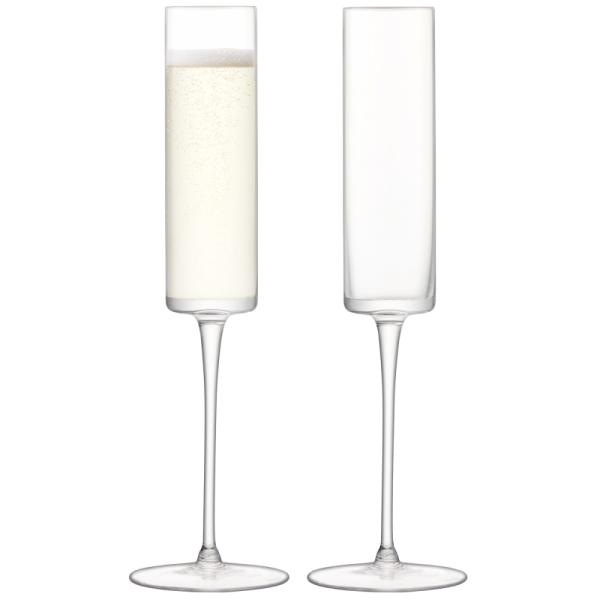 L.S.A. | G1070-05-301B | Otis Champagne Flute 5oz Clear x 2