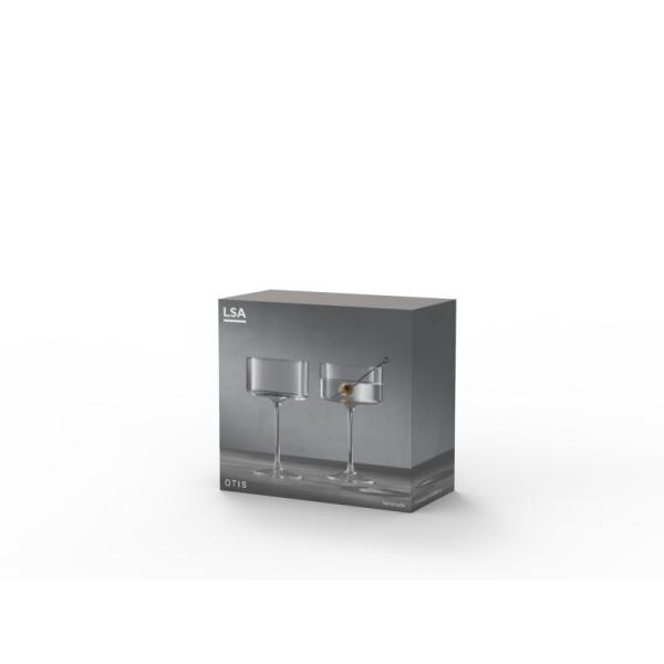 L.S.A. | G1069-10-301B | Otis Champagne/Cocktail Glass 9oz Clear x 2