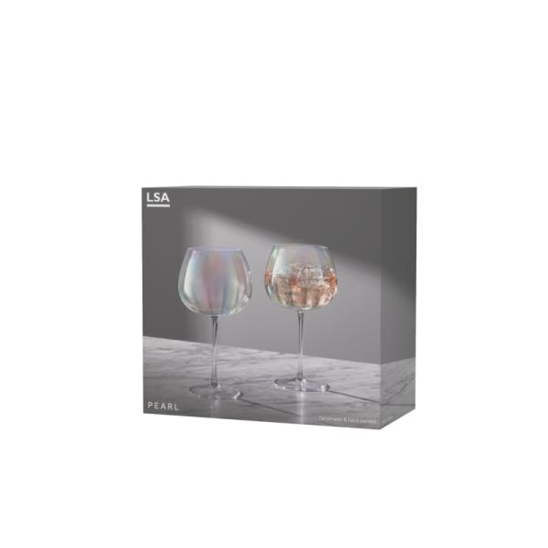 L.S.A. | G1443-23-401B | Pearl Balloon Goblet 22oz Mother of Pearl x 2