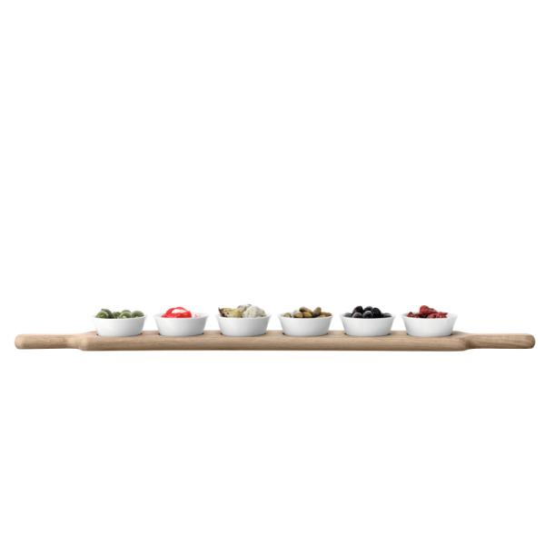 L.S.A. | P219-08-517 | Paddle Serving Bowls Set of 6 Pieces