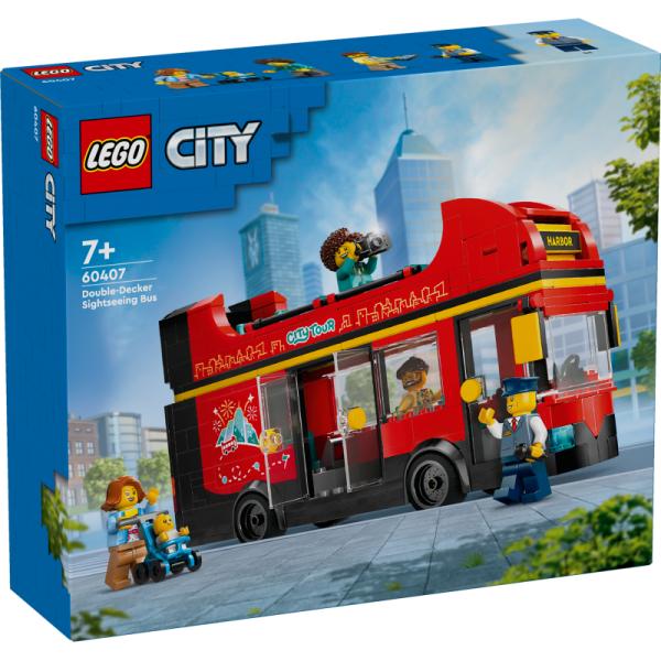 60407 | Red Double-Decker Sightseeing Bus