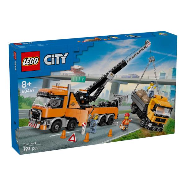 60467 | Heavy-Duty Recovery Tow Truck with Crane