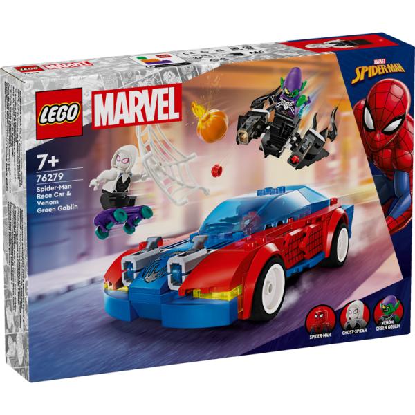 76279 | Spider-Man Race Car & Venom Green Goblin