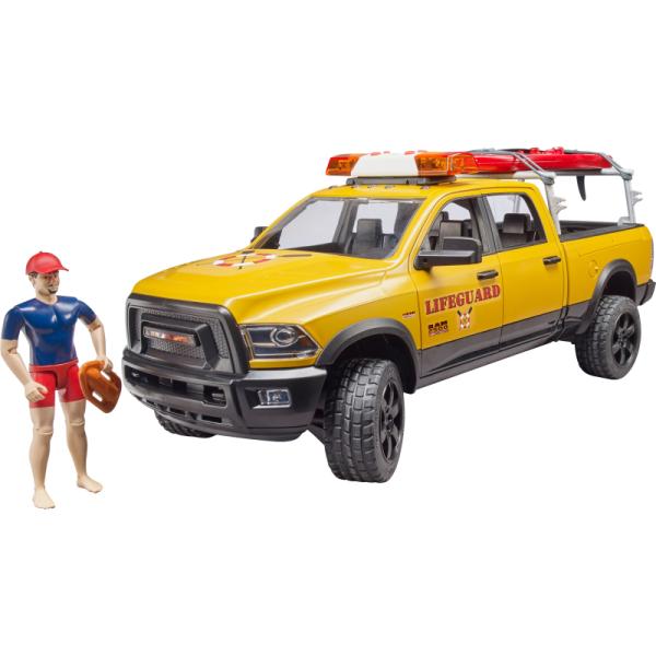 02506 | RAM 2500 Lifeguard Power Wagon With Lifeguard, Stand-Up Paddle & Light & Sound Module