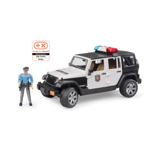 02526 | Jeep Wrangler Unlimited Rubicon Police Vehicle With PoliceMAN And Accessories