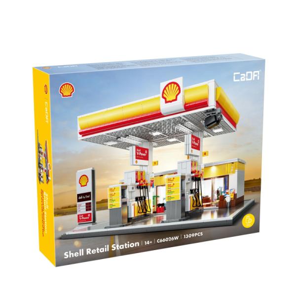 C66026W | Shell Gas Station with Shop and Carwash