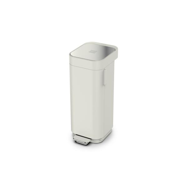 Joseph Joseph | 30123 | Porta 40l Easy-Empty Pedal Bin Concrete Grey