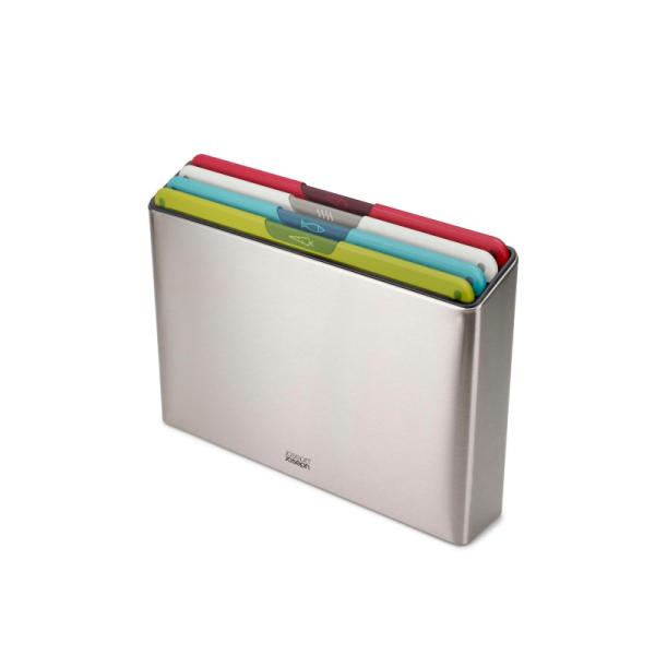 Joseph Joseph | 60226 | Folio Icon 4 Cutting Boards In Steel Holder