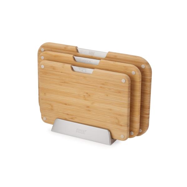 Joseph Joseph | 60236 | Nest Boards Cutting Board With Holder Bamboo 3-Piece