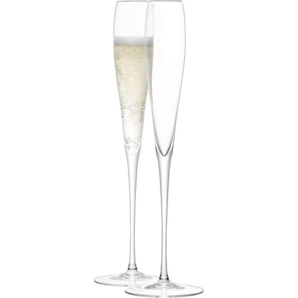LSA | G874-05-991 | Wine Drinking Champagne Flutes Grande 100ml Set Of 2 Pieces