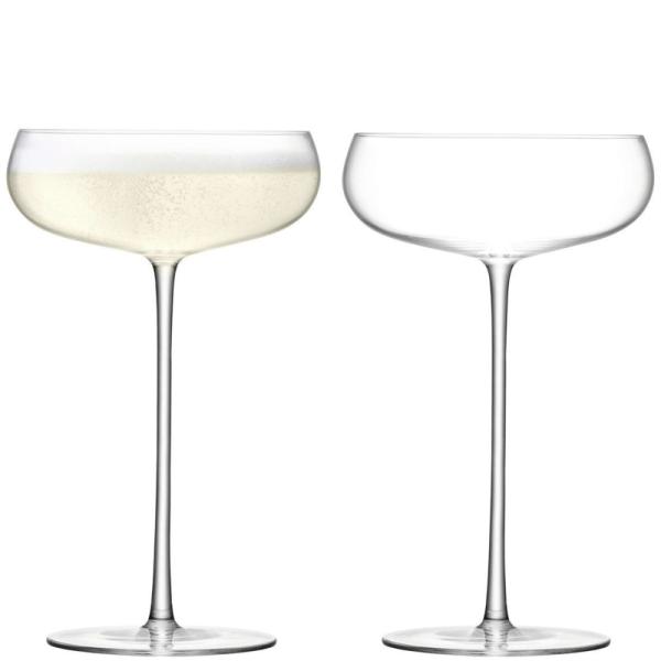 LSA | G1427-11-191 | Wine Culture Champagne Saucer 320ml Set Of 2 Pieces