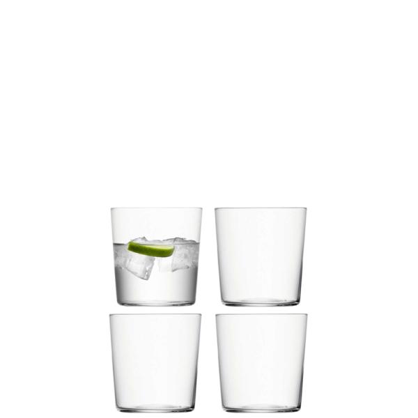 LSA | G060-13-992A | Gio Glass Tumbler Small 390ml Set Of 4 Pieces