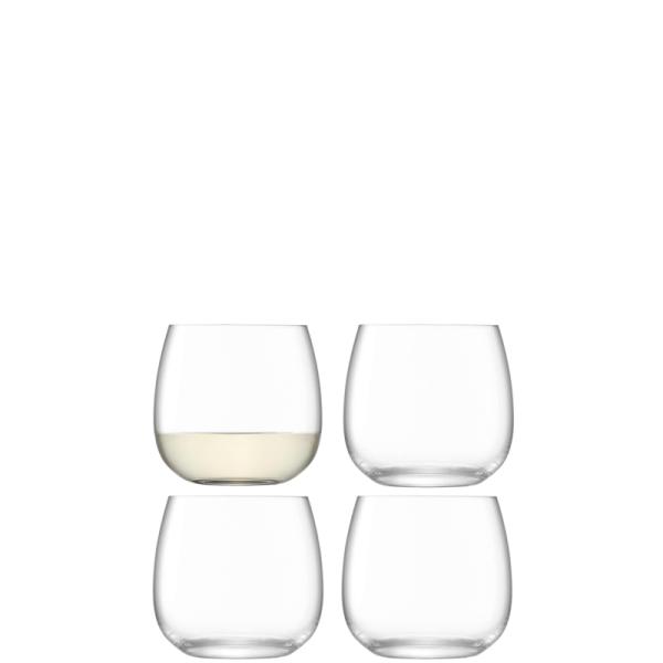 LSA | G1621-13-301 | Borough Stemless Glass 370ml Set Of 4 Pieces