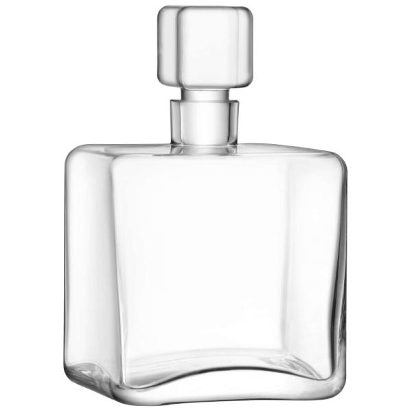 LSA | G1691-36-301 | Cask Whisky Square Decanter 1l Clear