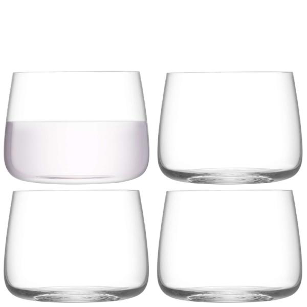 LSA | G1719-13-301 | Metropolitan Stemless Glass 360ml Clear x 4